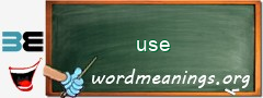 WordMeaning blackboard for use